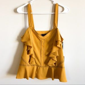 1. STATE Ruffle Top NWT Sz S